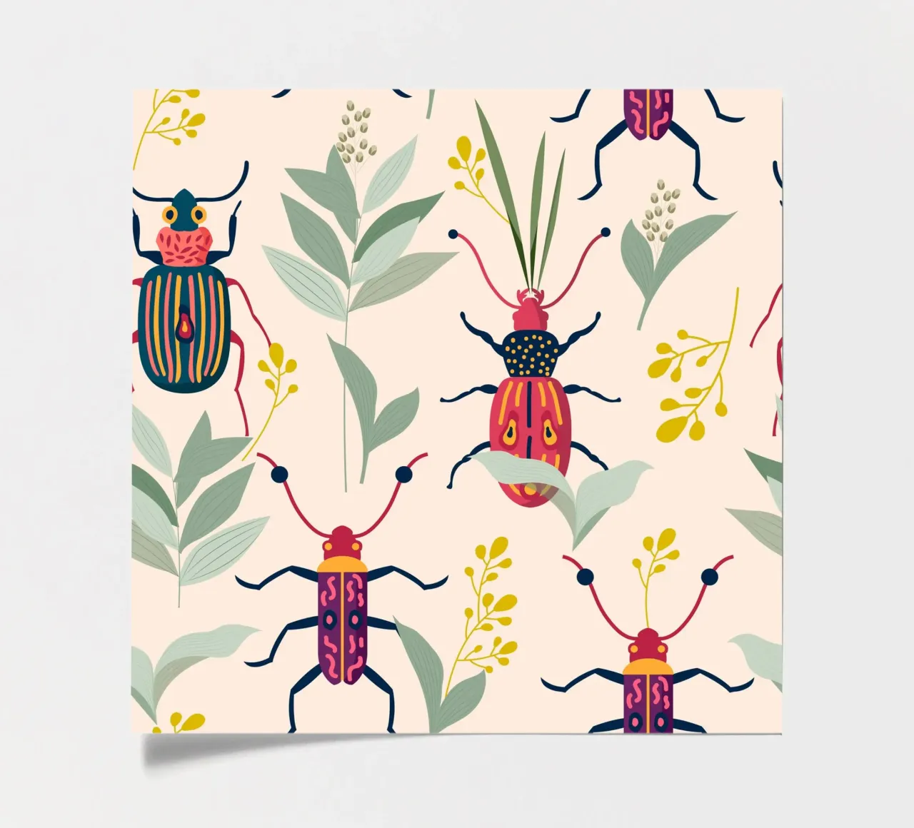 Summer Bugs sticker sheet by 83oranges.com