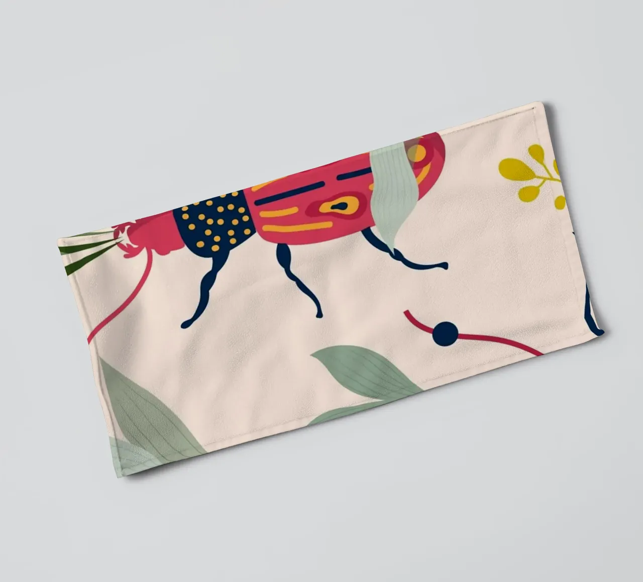Summer Bugs towel by 83oranges.com