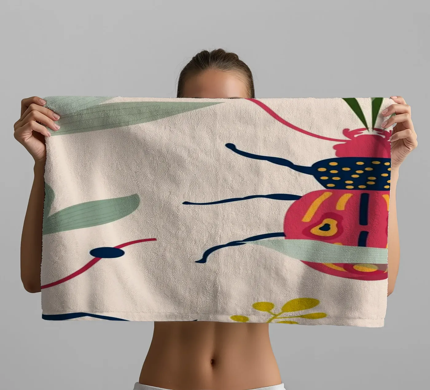 Summer Bugs towel by 83oranges.com