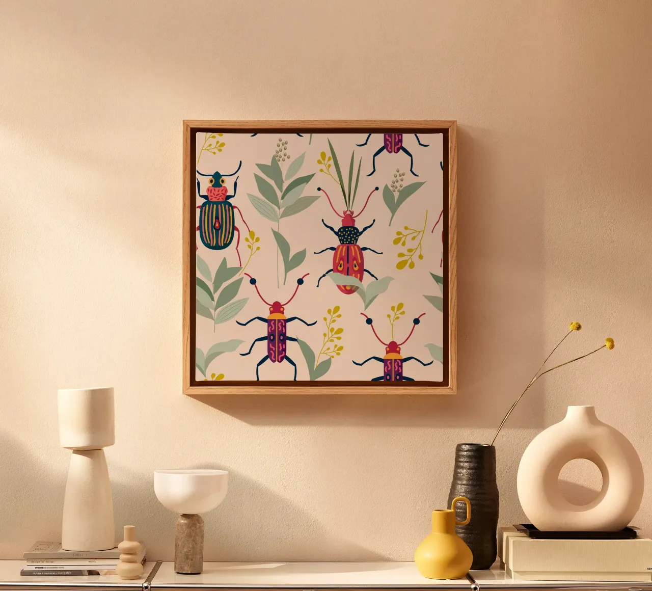 Summer Bugs canvas by 83oranges.com