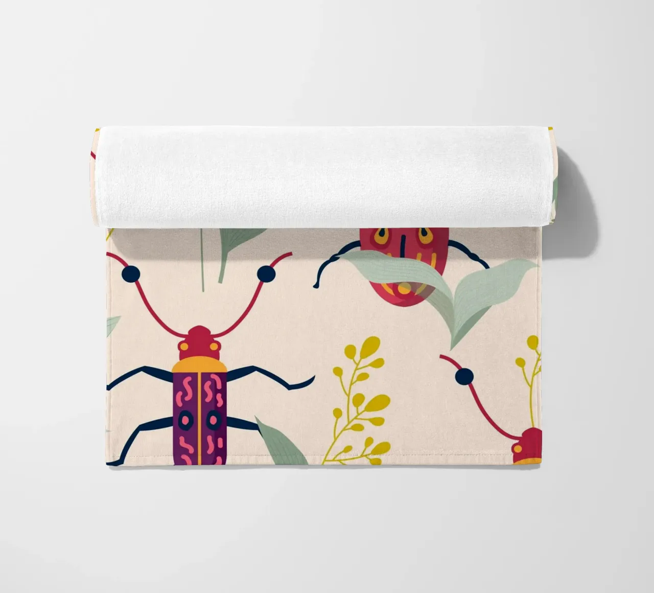 Zomer insecten strandhanddoek van 83oranges.com