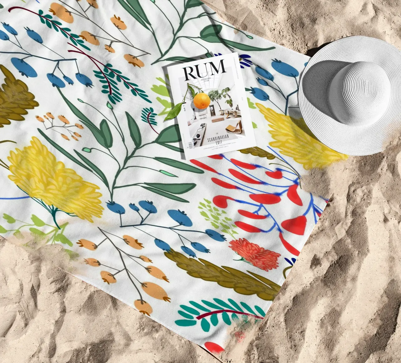 Charm beach towel by 83oranges.com