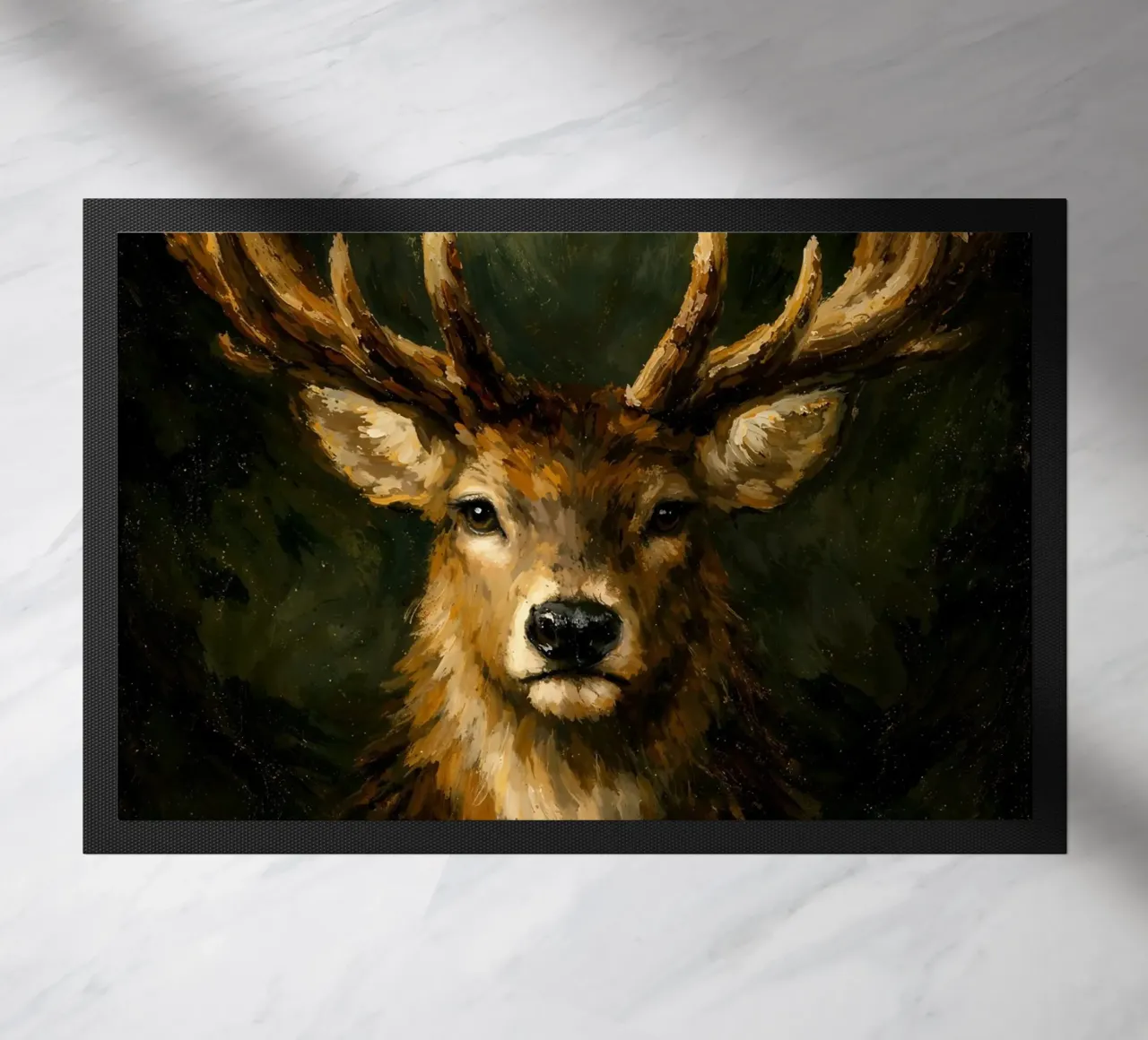 Deer doormat by IamHomeDesigns