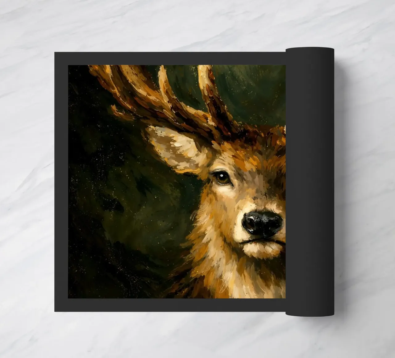 Deer doormat by IamHomeDesigns