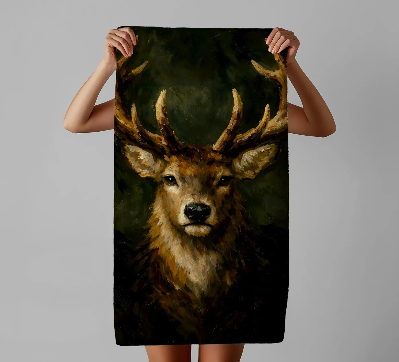 Deer towel by IamHomeDesigns