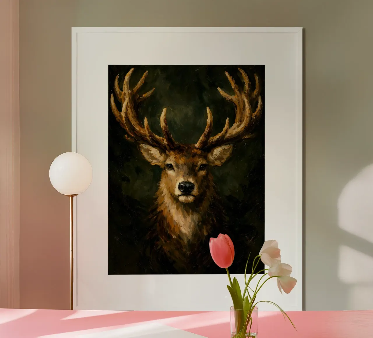 Deer poster by IamHomeDesigns
