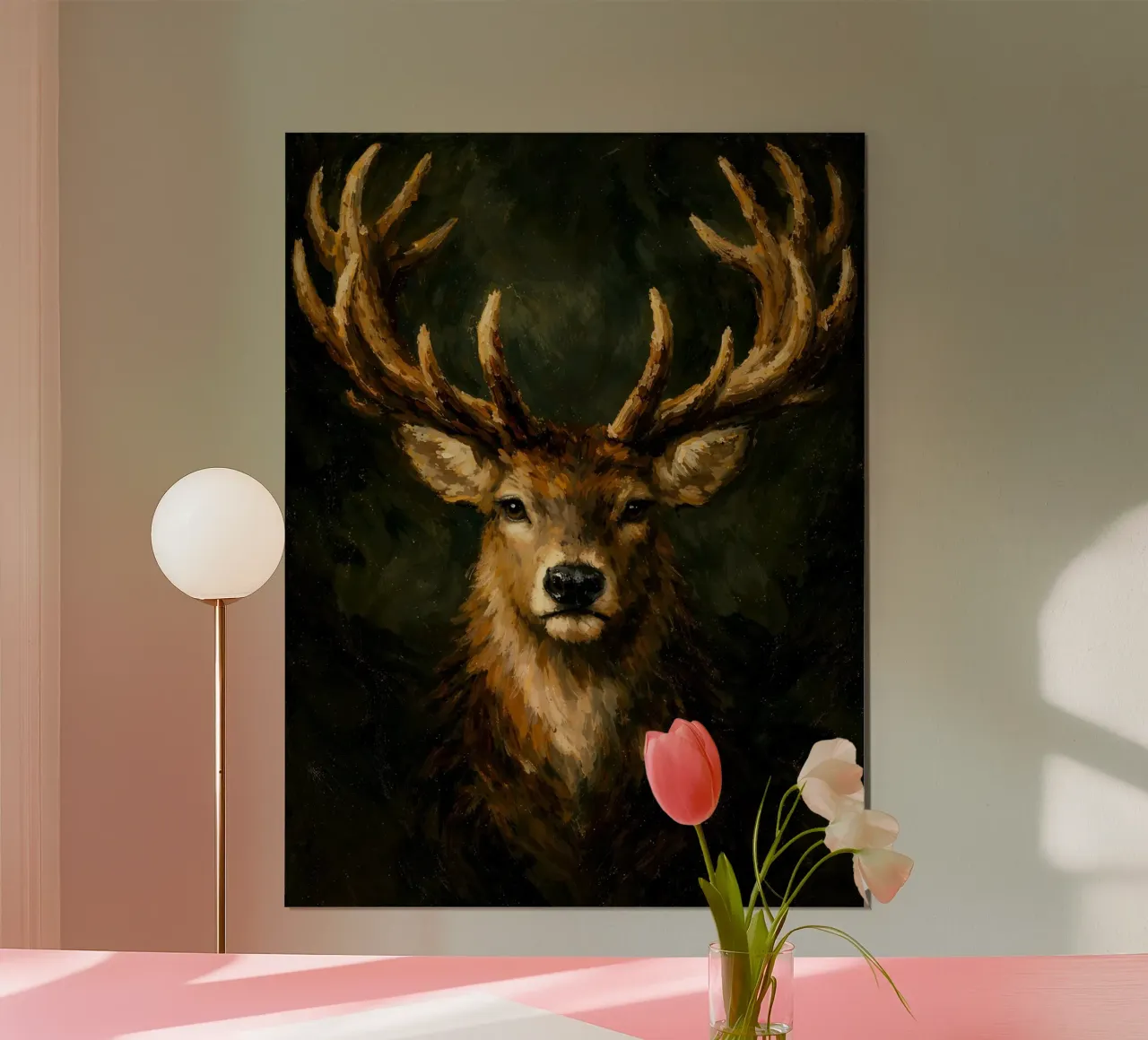 Deer poster by IamHomeDesigns