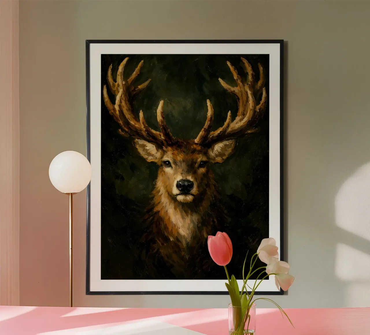 Deer poster by IamHomeDesigns