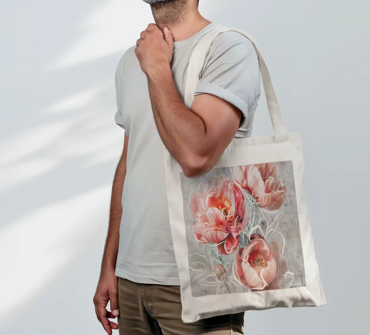 Framed Elegance borsa in juta da treechild