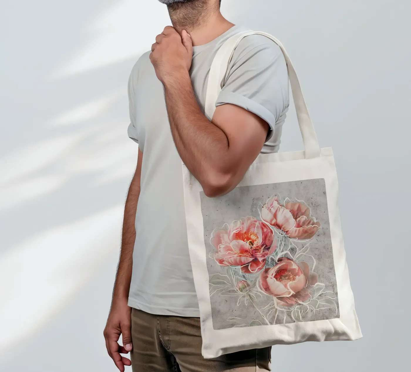 Framed Elegance borsa in juta da treechild