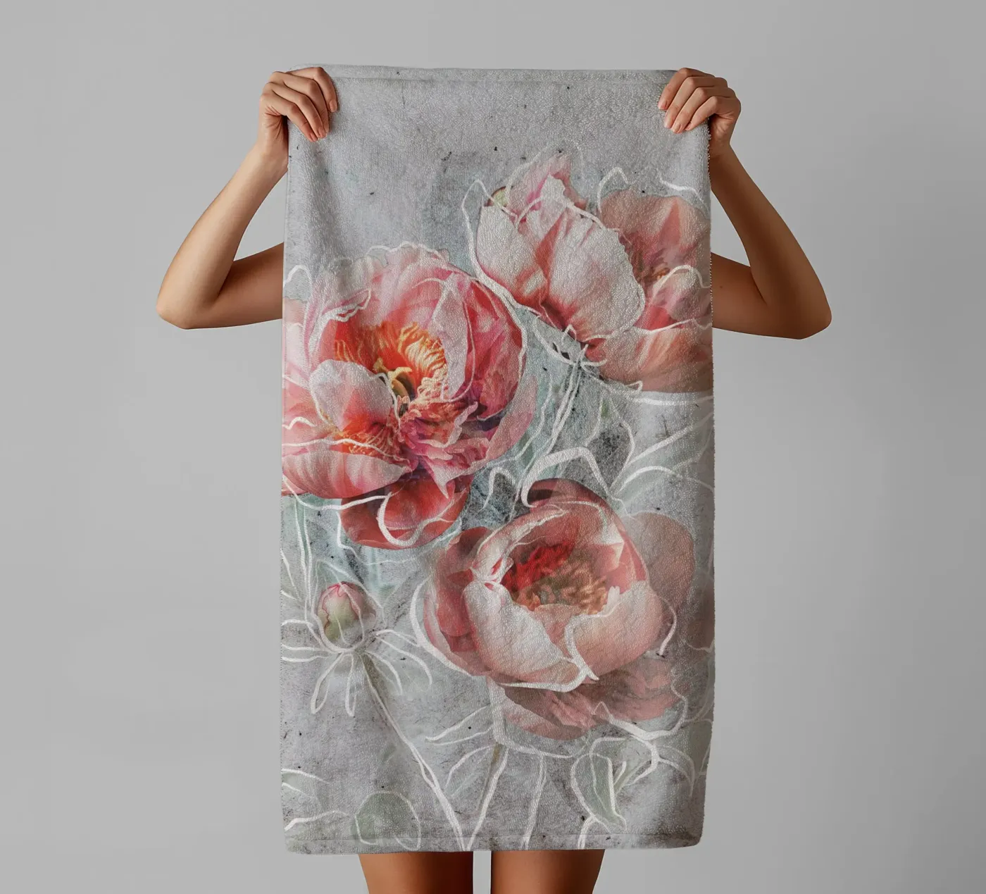 Framed Elegance towel by treechild