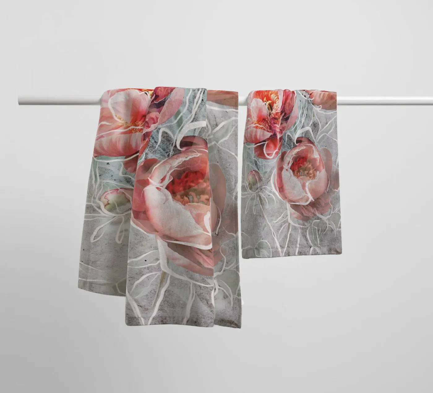 Framed Elegance towel by treechild