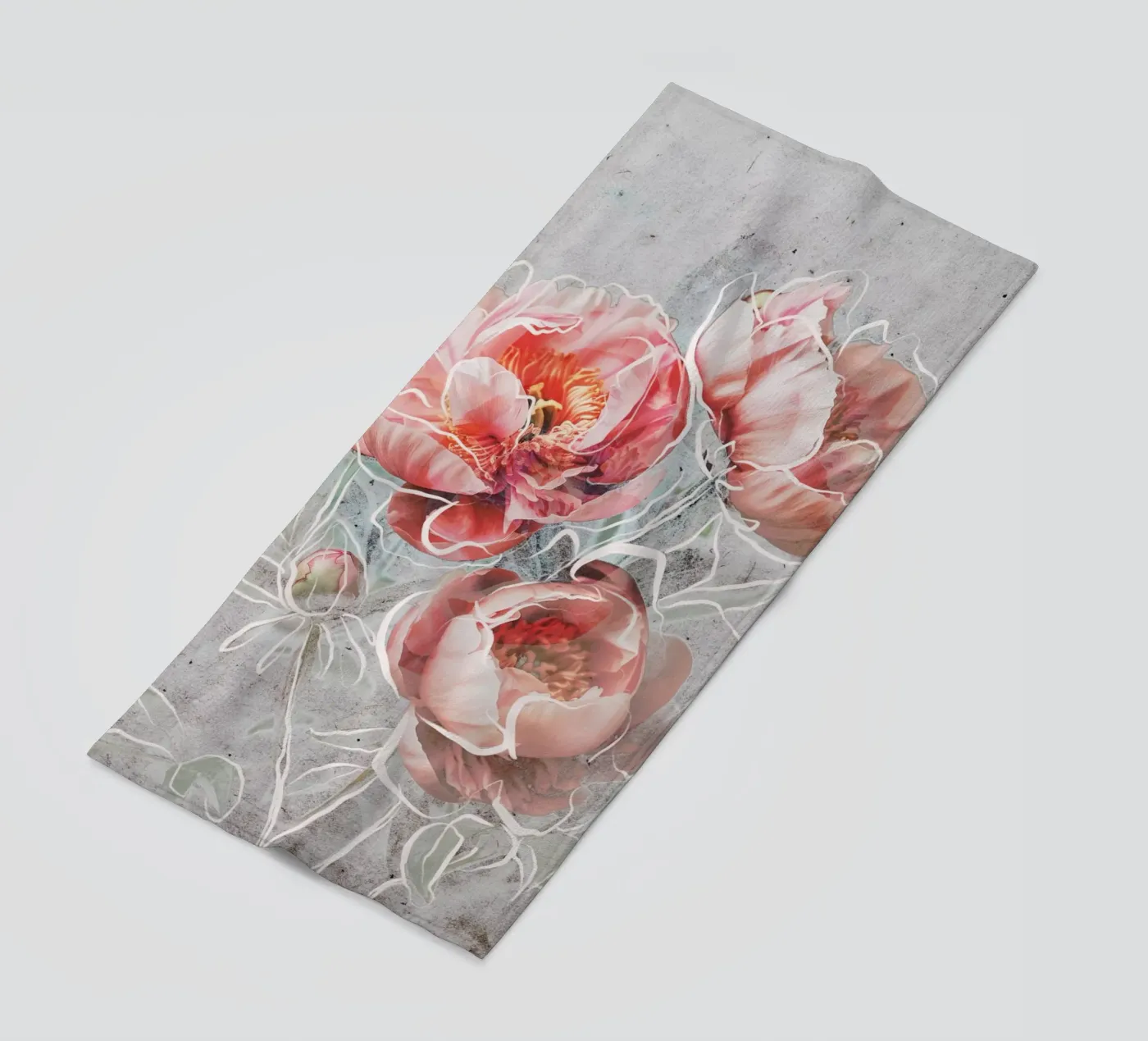 Framed Elegance beach towel by treechild