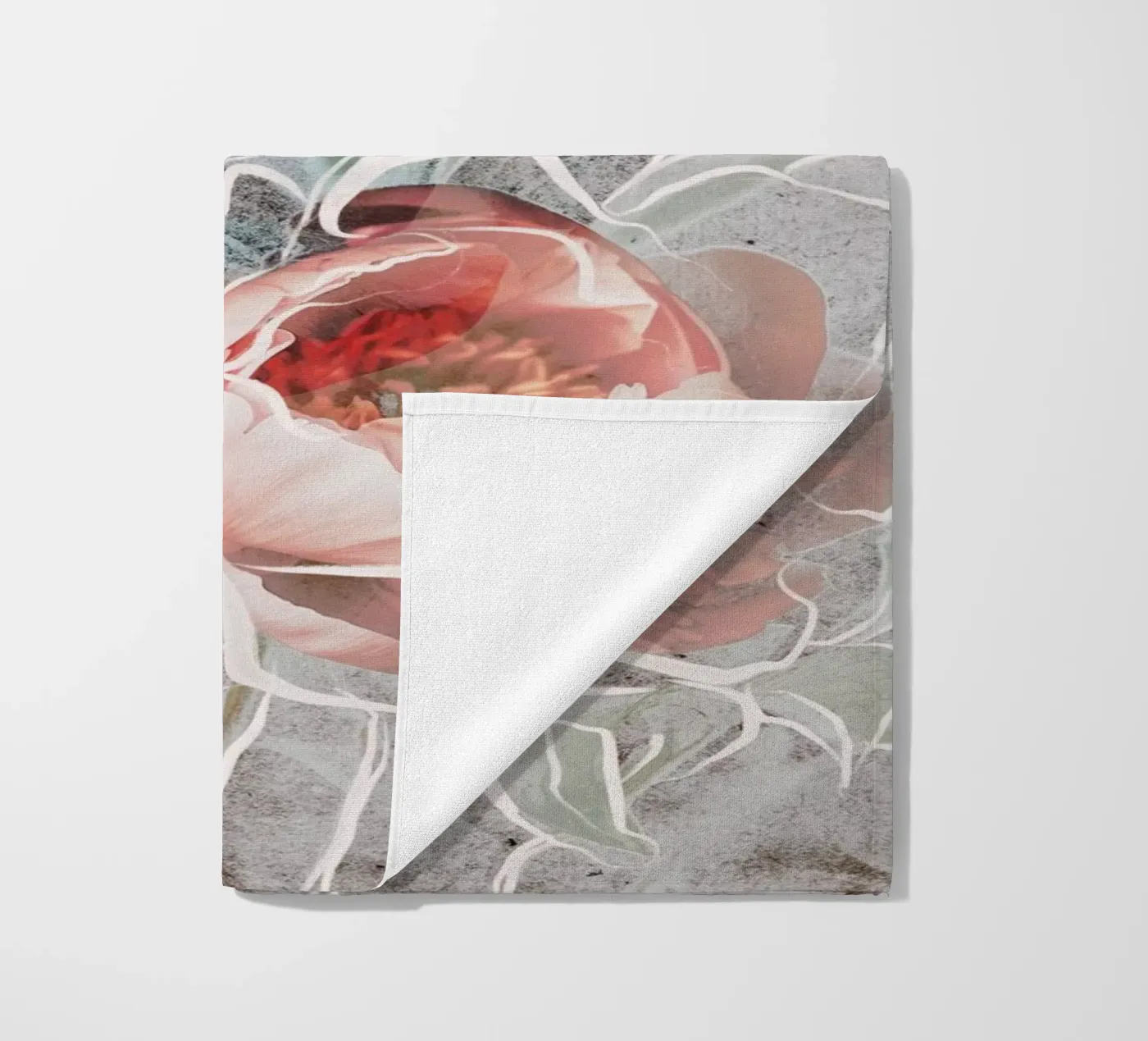 Framed Elegance beach towel by treechild