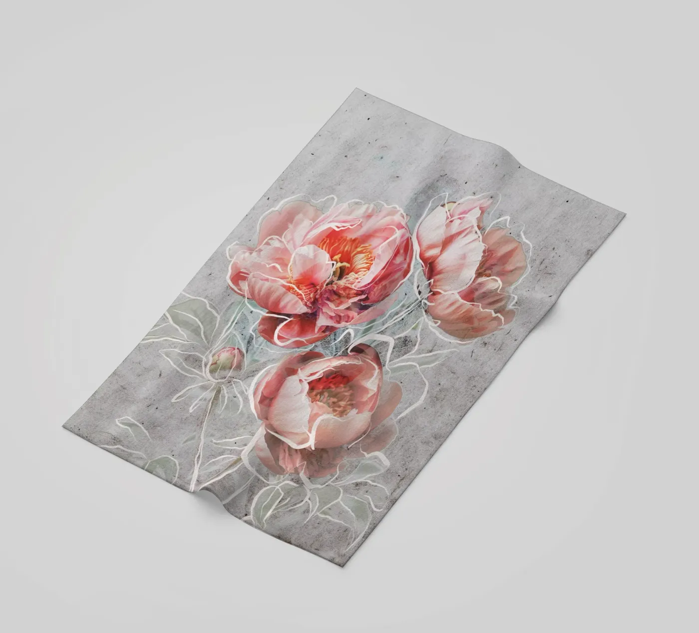 Framed Elegance beach towel by treechild