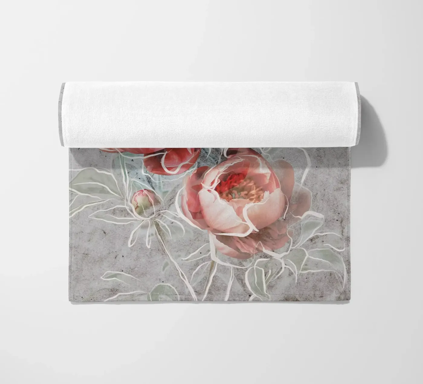 Framed Elegance beach towel by treechild