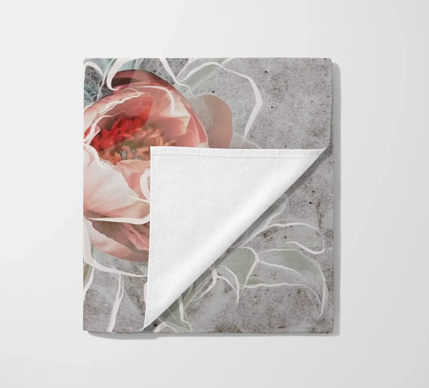 Framed Elegance beach towel by treechild