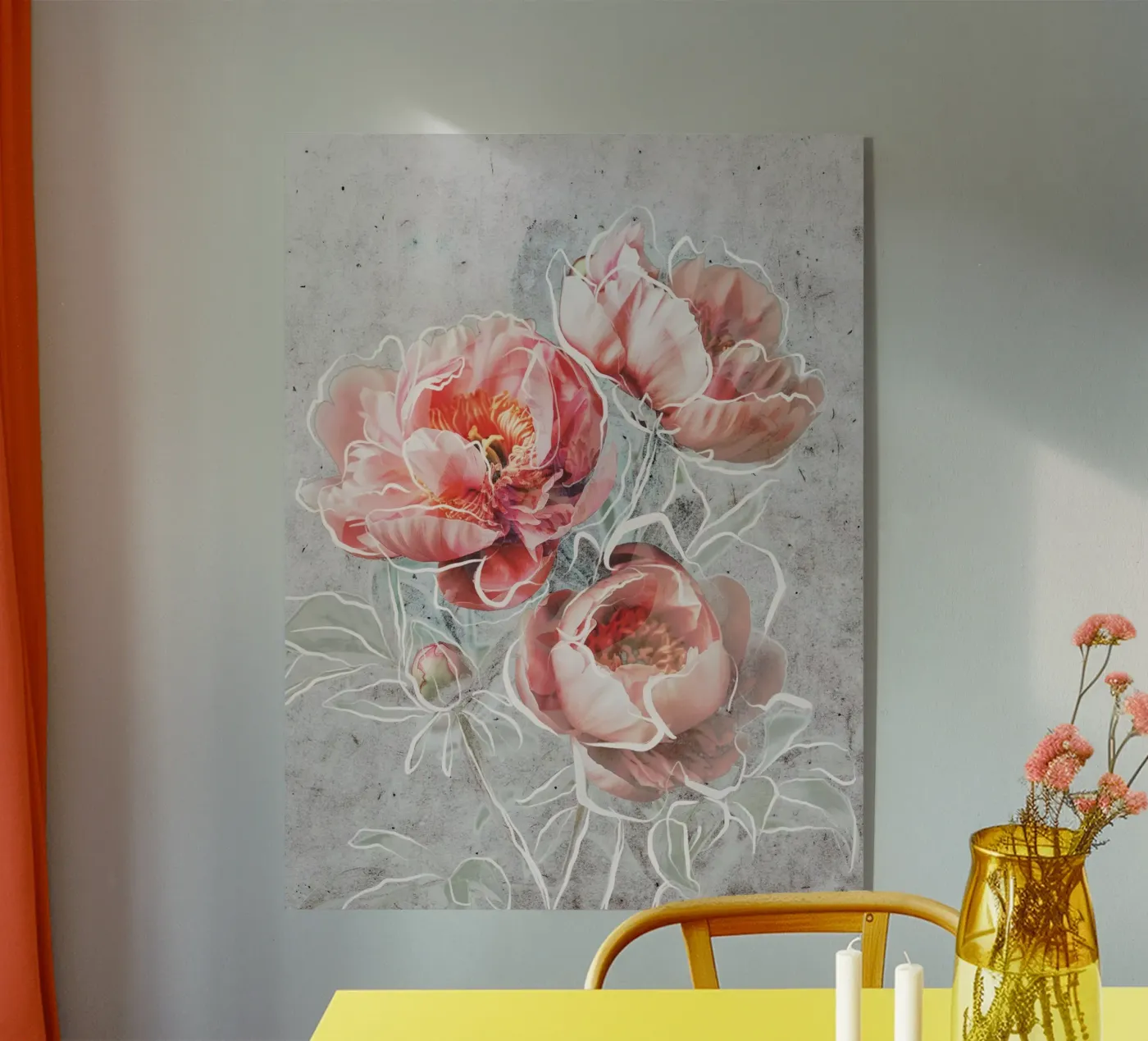 Framed Elegance acryl van treechild