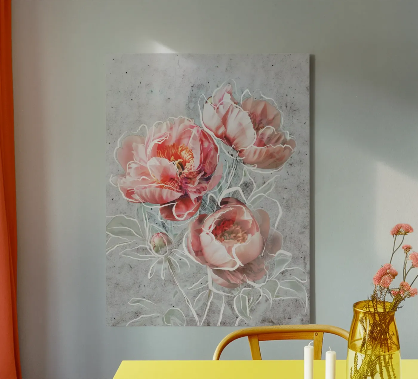 Framed Elegance canvas van treechild