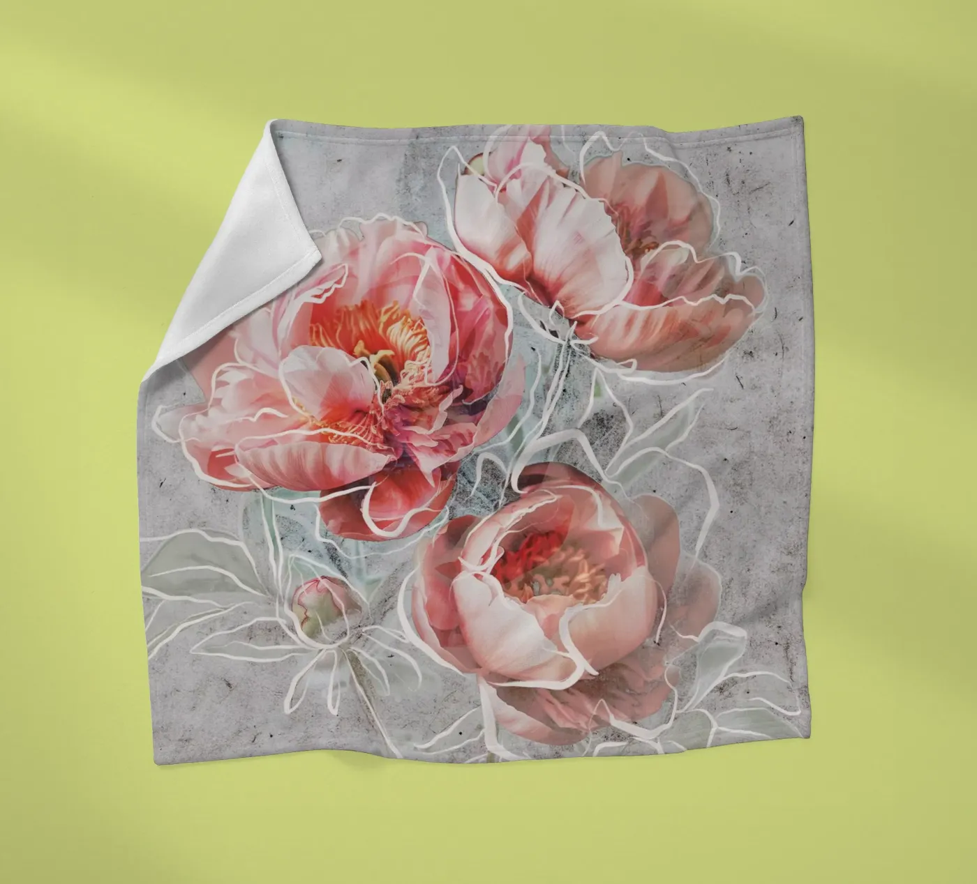 Framed Elegance Fleecedecke von treechild