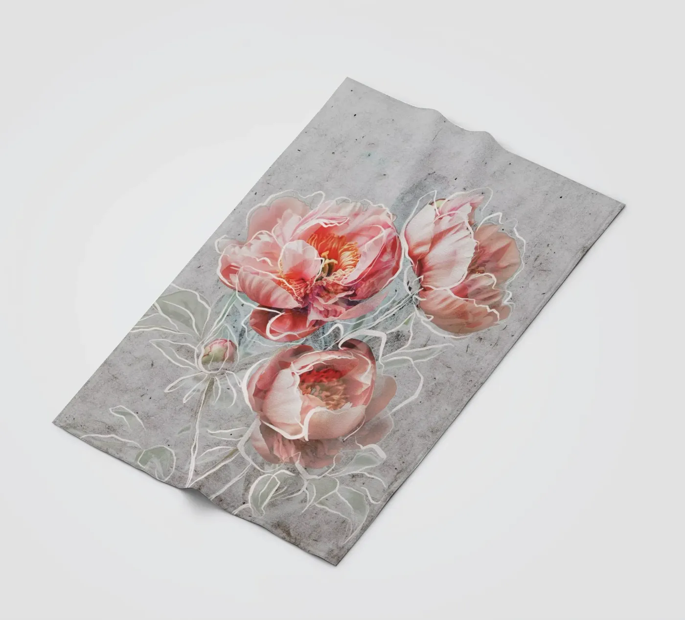 Framed Elegance Fleecedecke von treechild