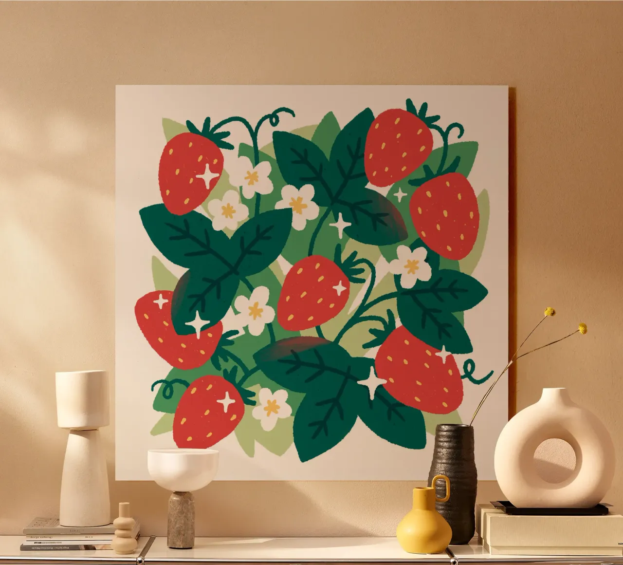 Strawberries plexiglass da sashakolesnik