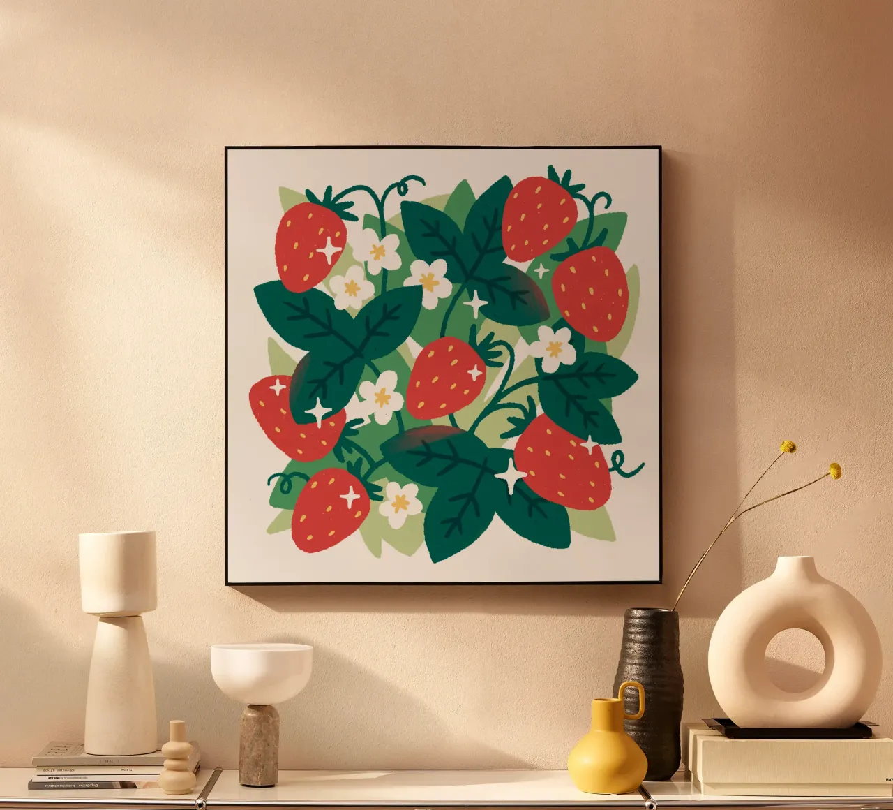 Strawberries alluminio dibond da sashakolesnik