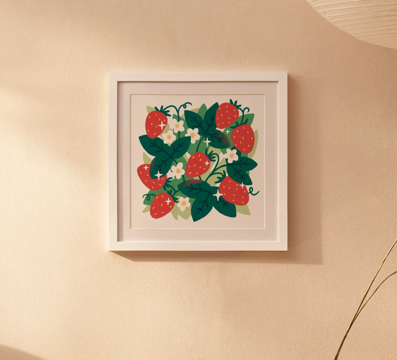 Strawberries poster da sashakolesnik