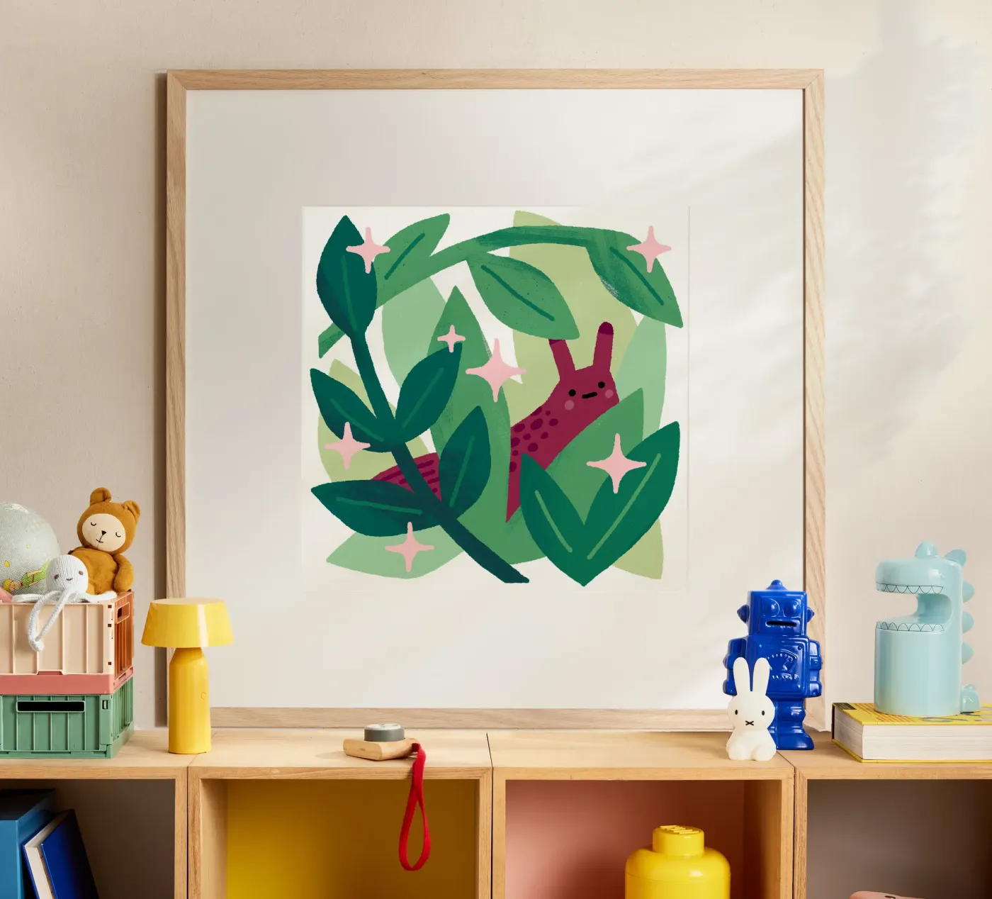 Cute Slug poster van sashakolesnik