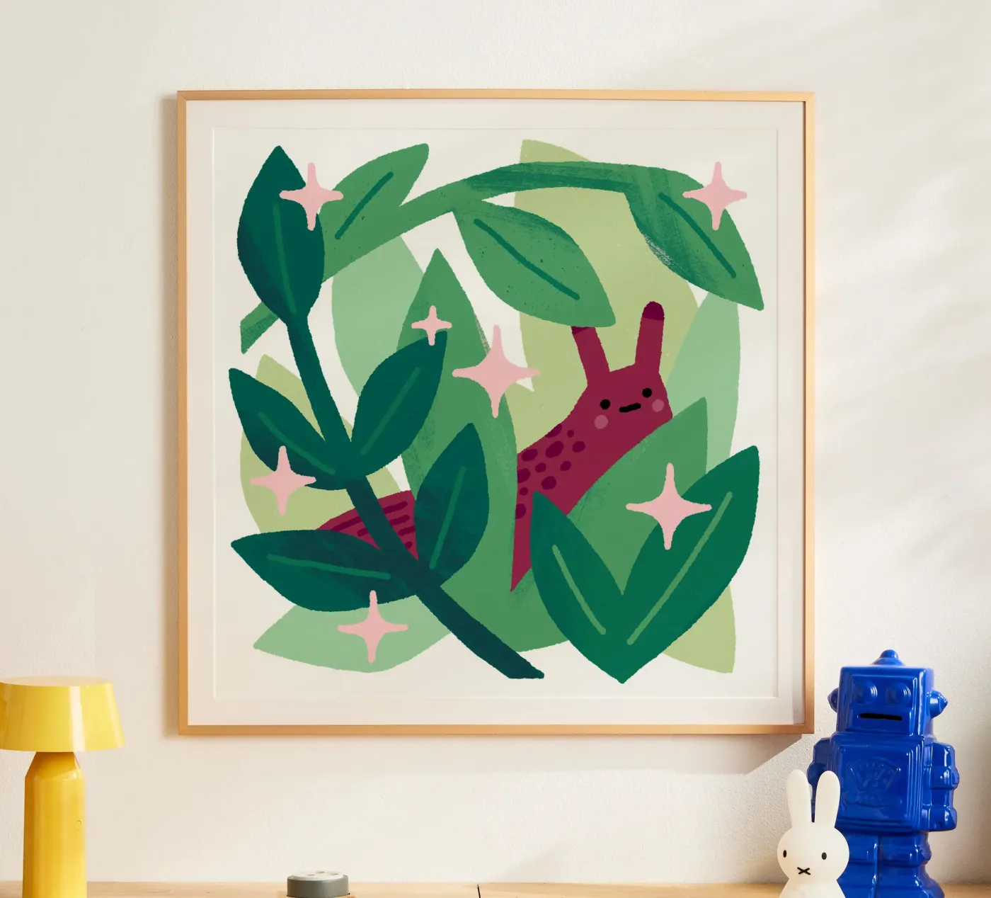Cute Slug poster van sashakolesnik