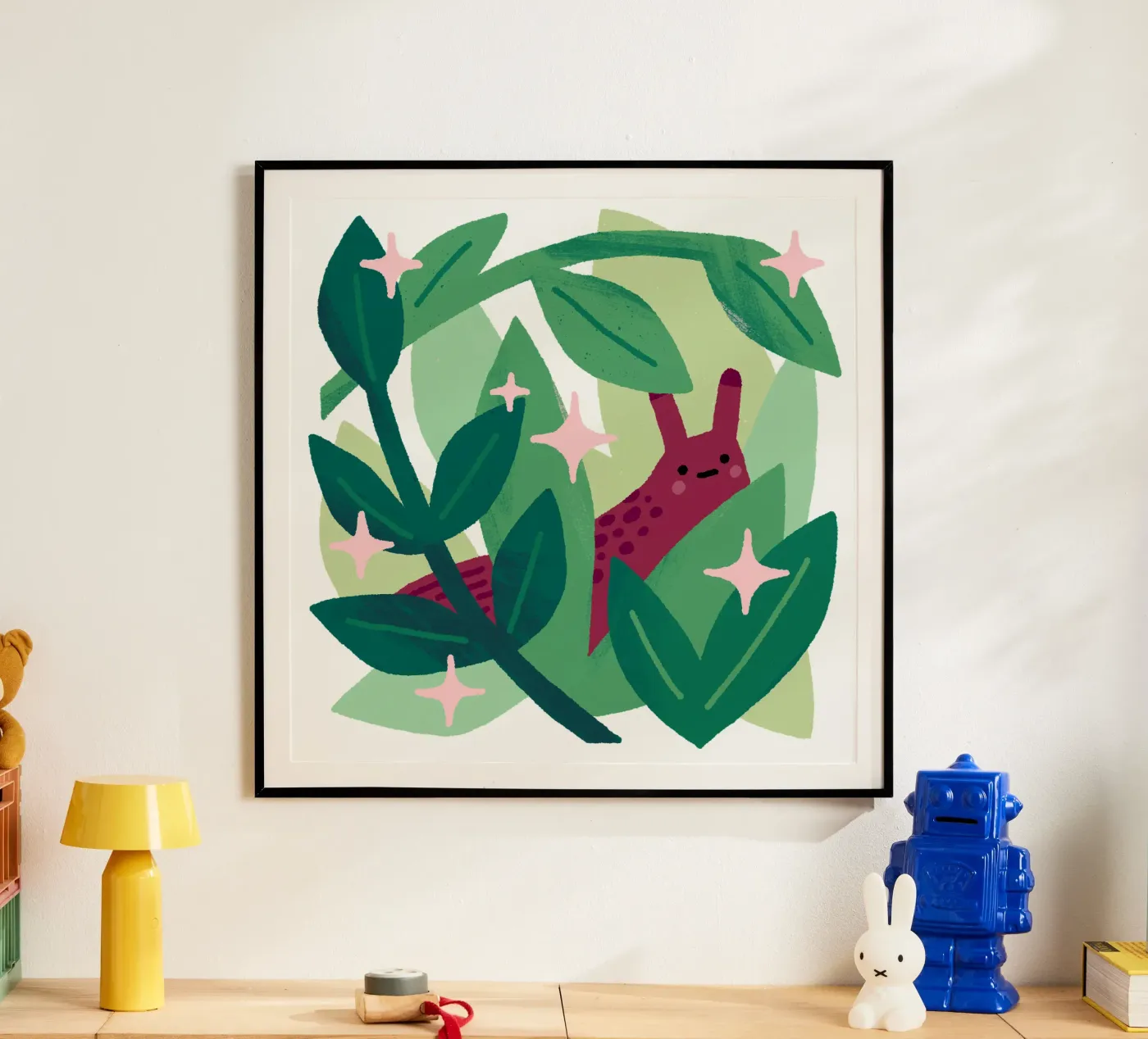 Cute Slug poster van sashakolesnik
