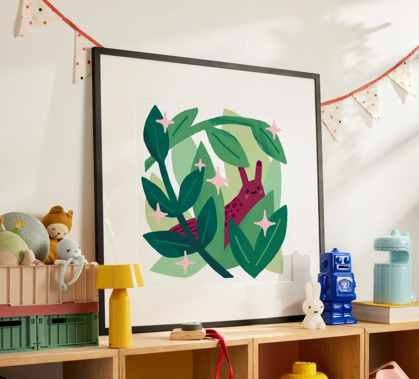 Cute Slug poster van sashakolesnik