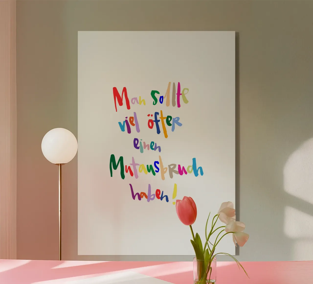 Mutausbruch bunt plexiglass da Brushmeetspaper