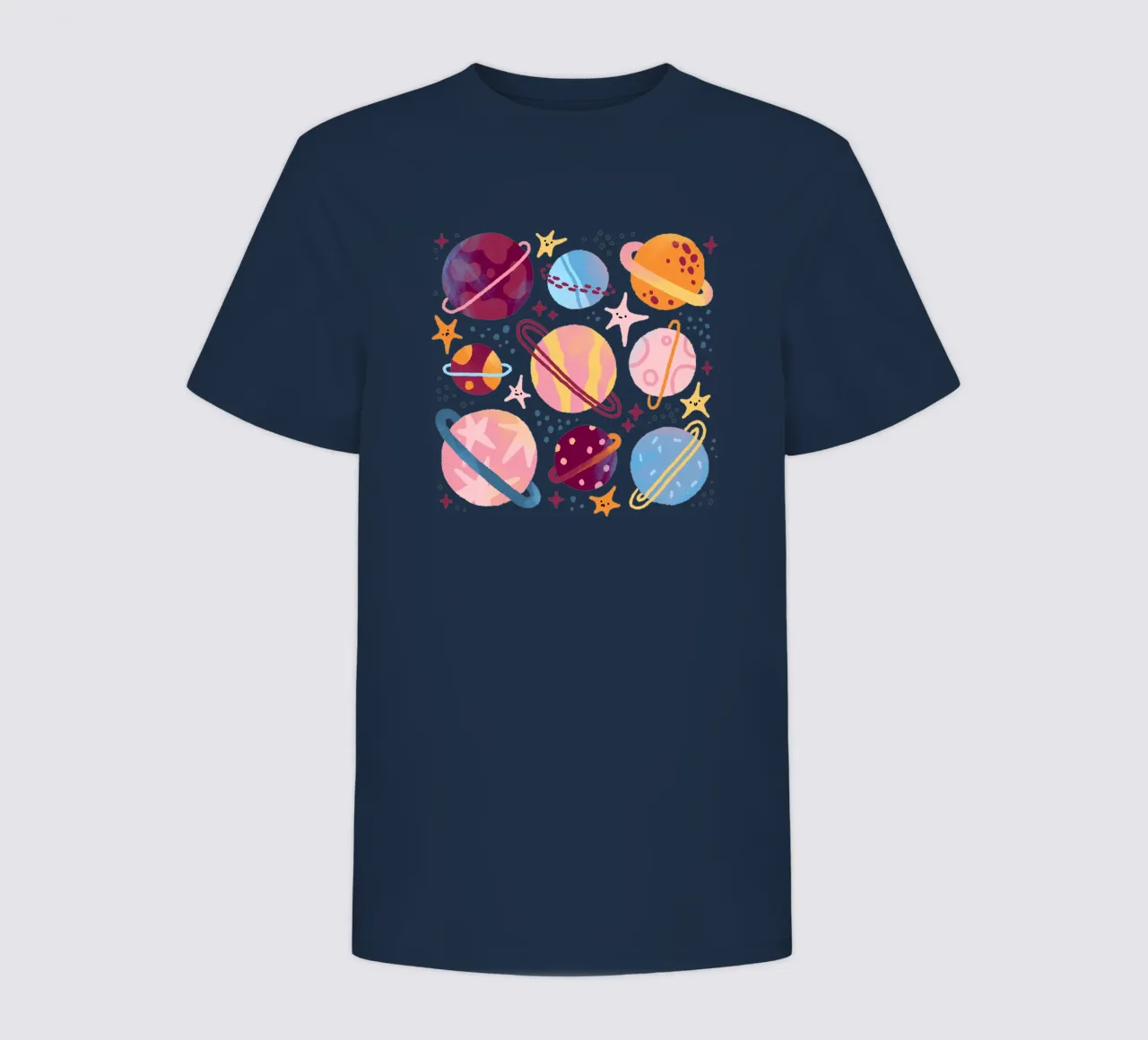 Planets t-shirt bambini da sashakolesnik