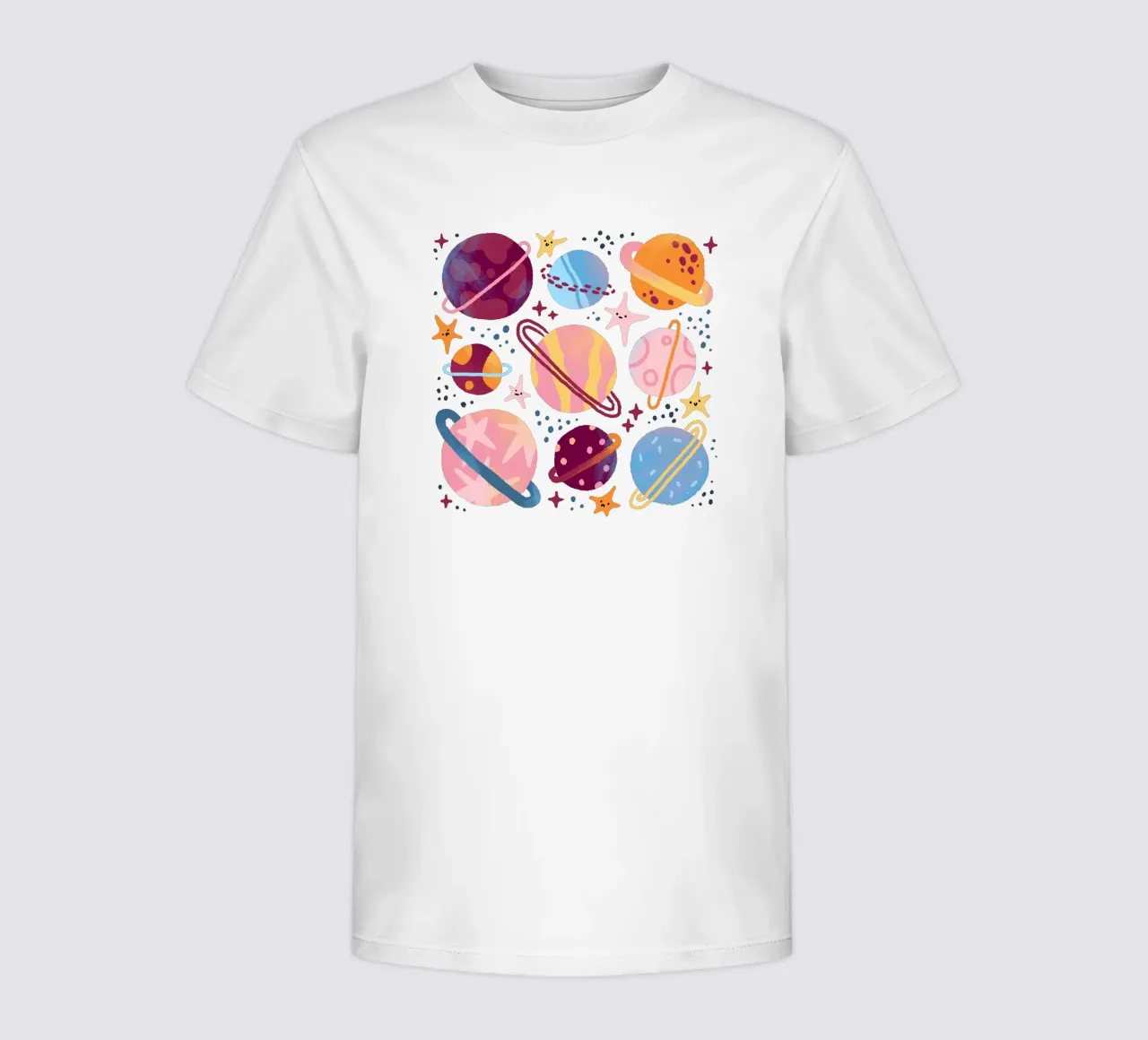 Planets kinder t-shirt van sashakolesnik