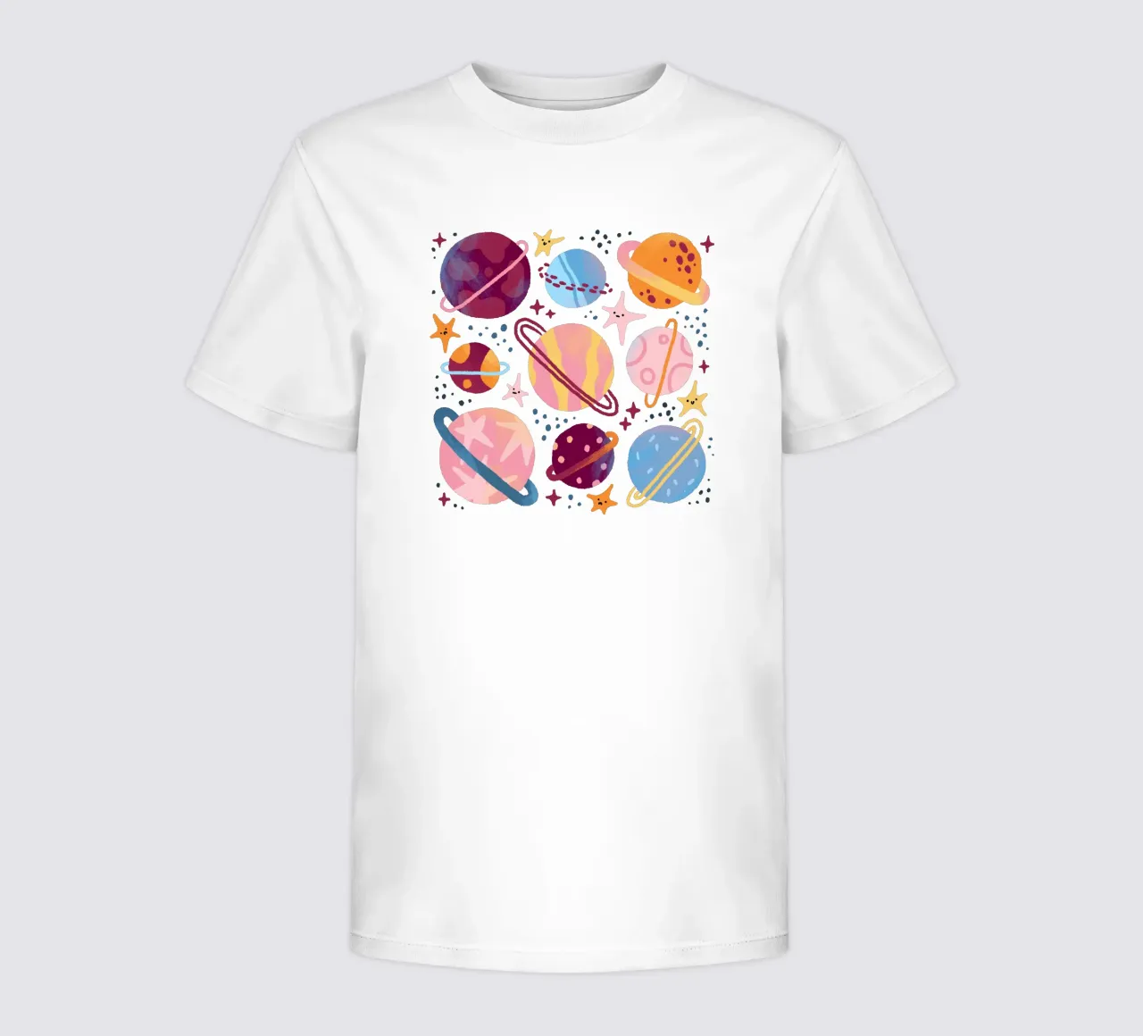 Planets kinder t-shirt van sashakolesnik