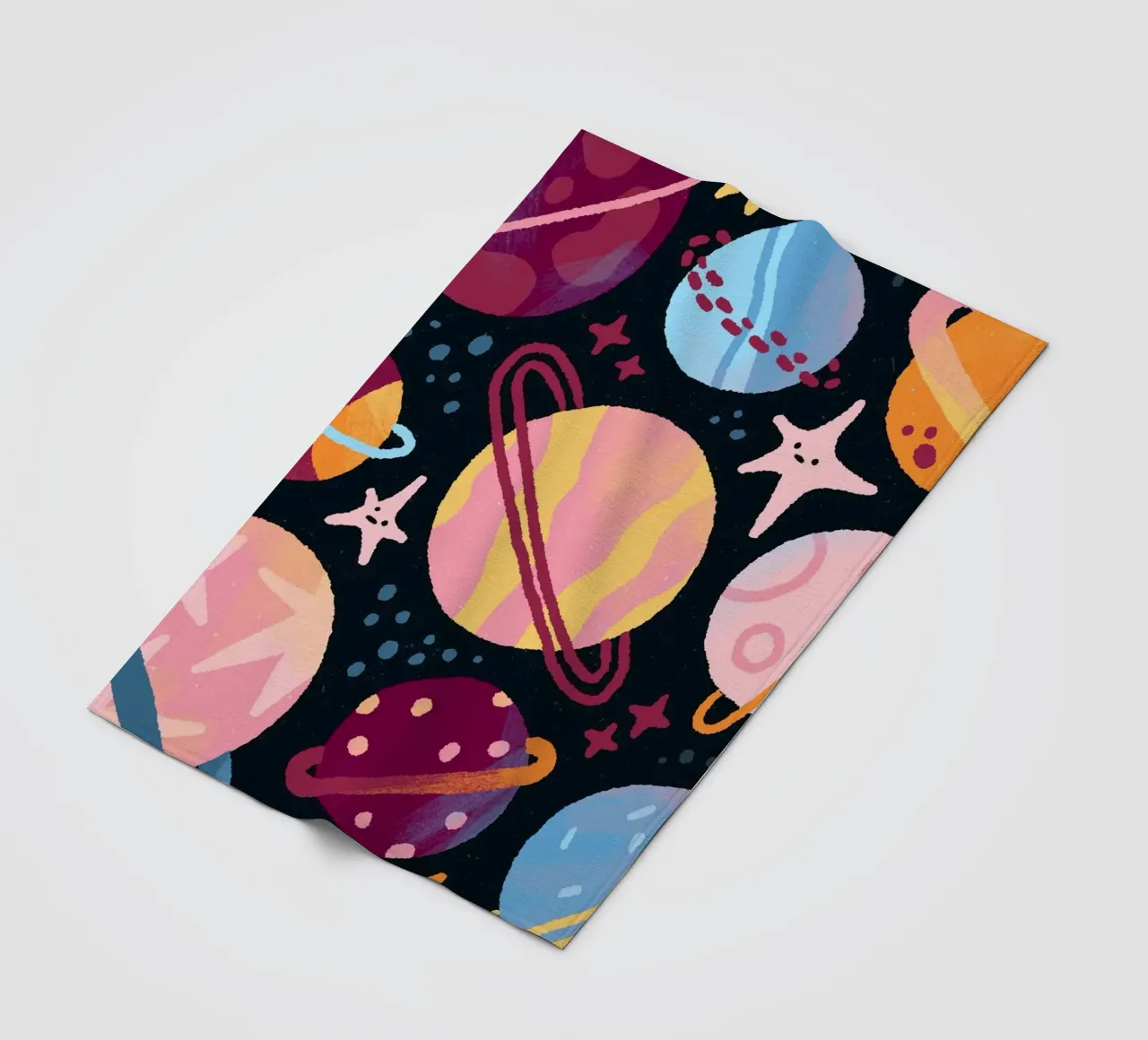 Space fleecedeken van sashakolesnik