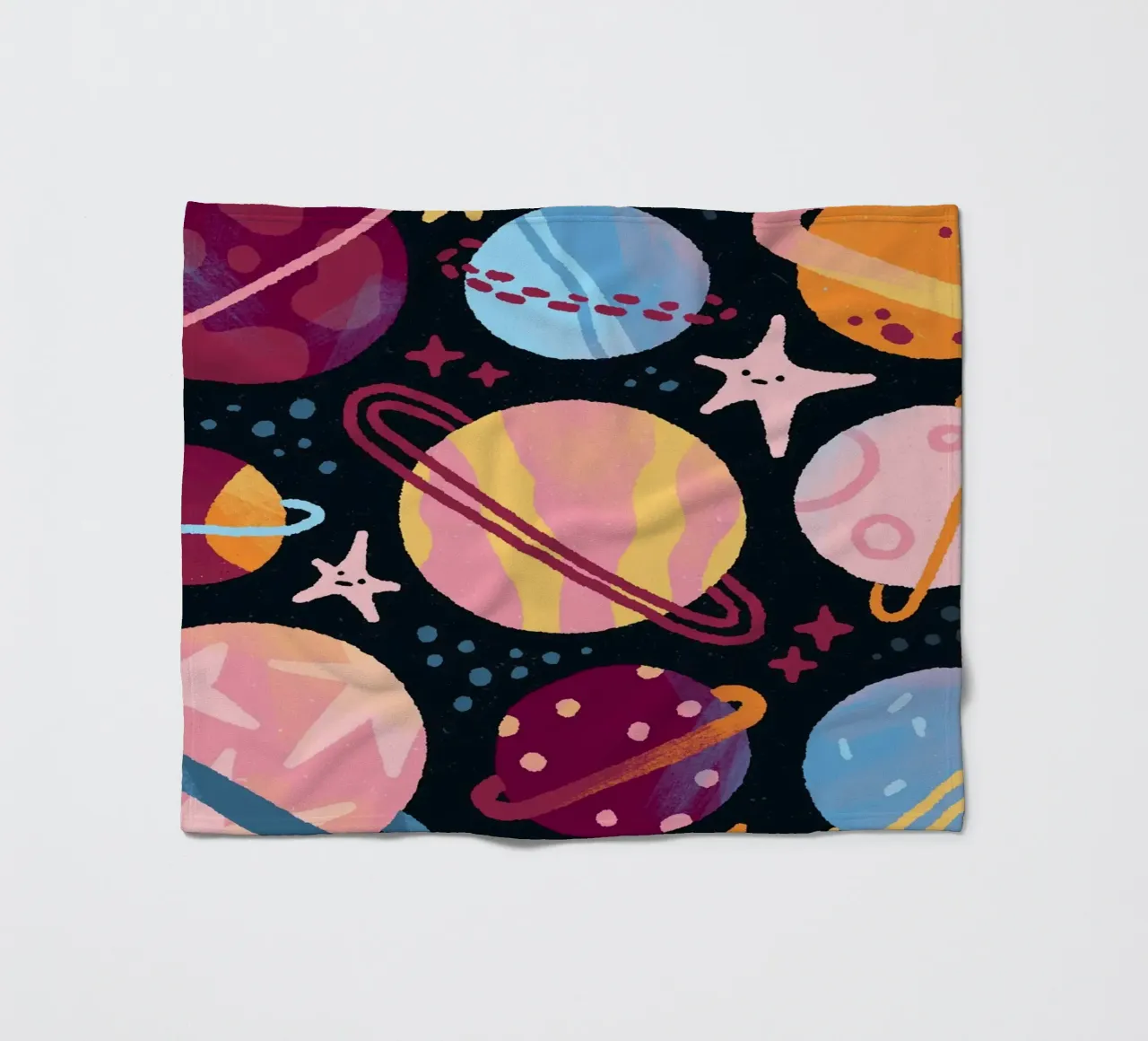 Space fleecedeken van sashakolesnik