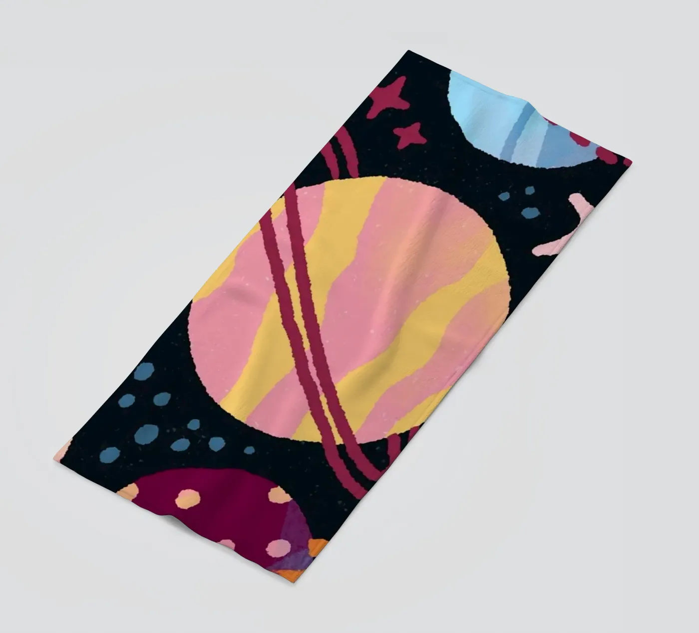Space beach towel by sashakolesnik