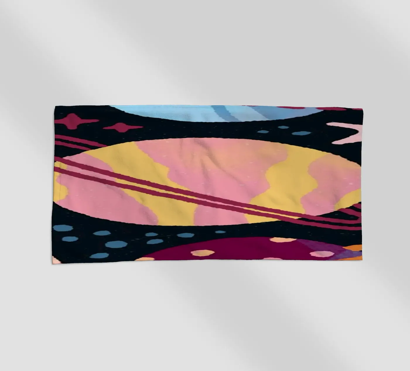 Space beach towel by sashakolesnik