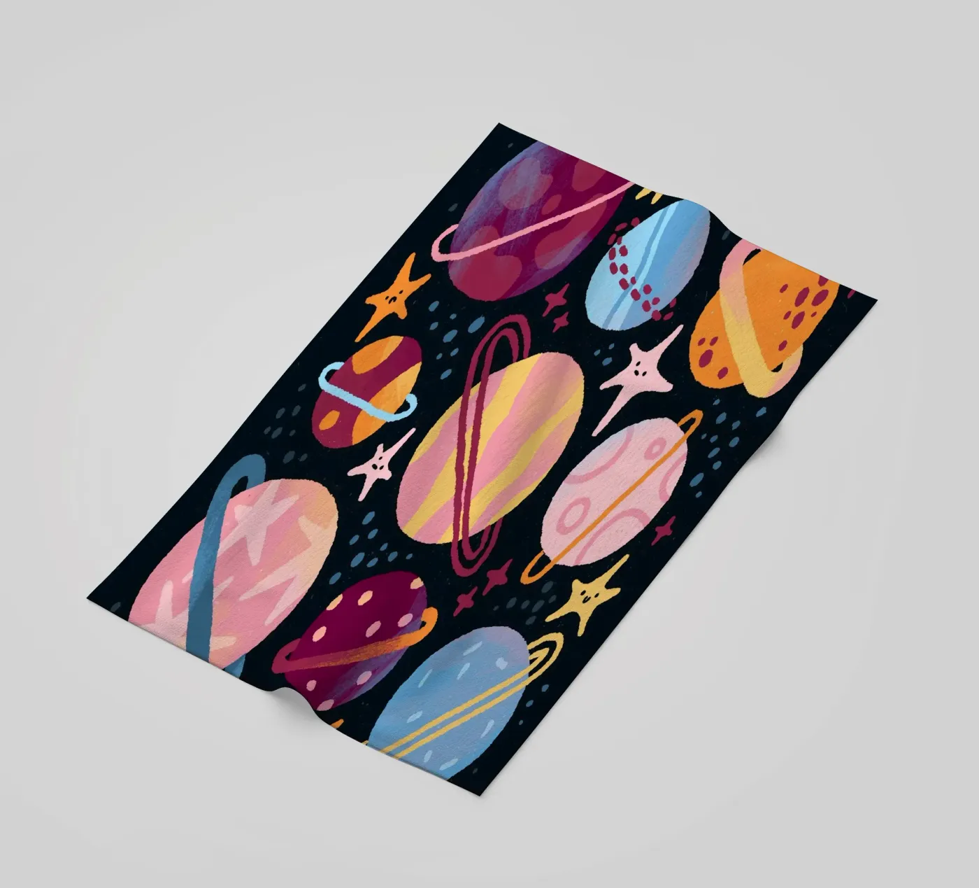 Space beach towel by sashakolesnik