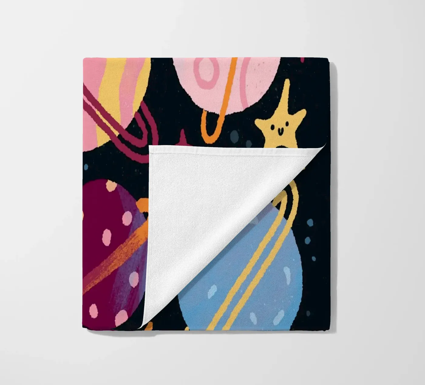 Space beach towel by sashakolesnik