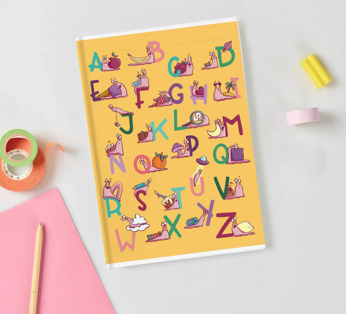 Snail ABC Alphabet Notizbuch von Sandy Thissen