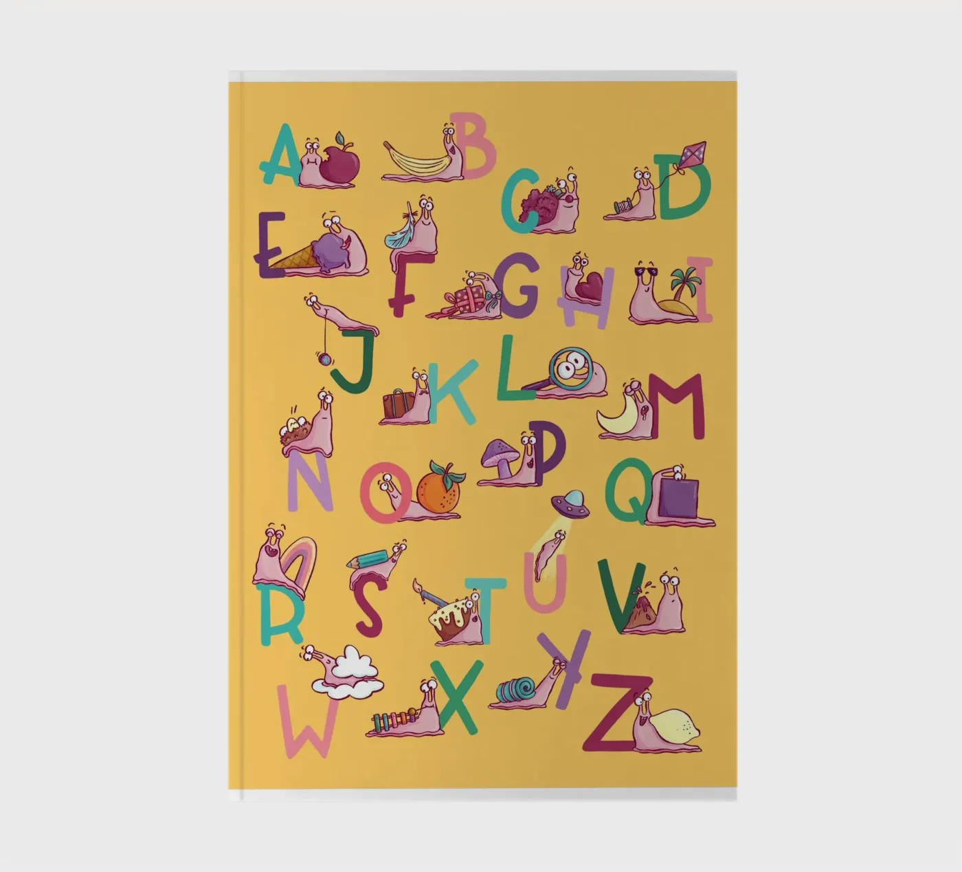 Alphabet ABC de l'escargot carnet de Sandy Thissen