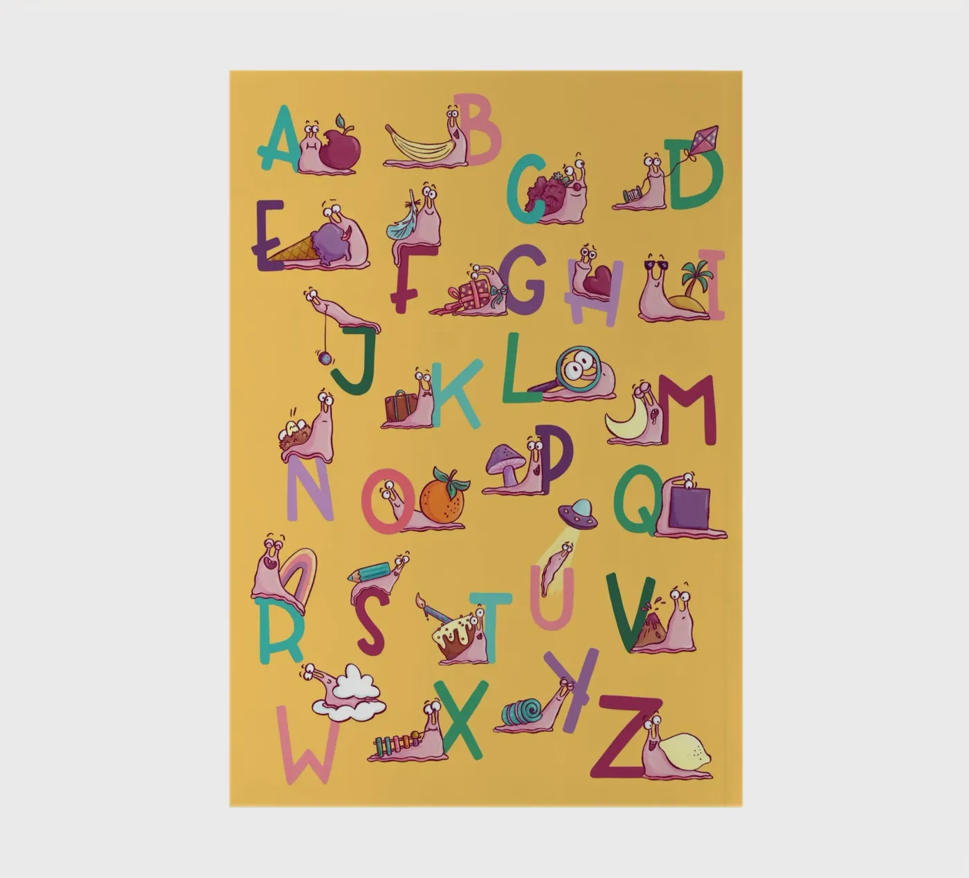 Snail ABC Alphabet Notizbuch von Sandy Thissen