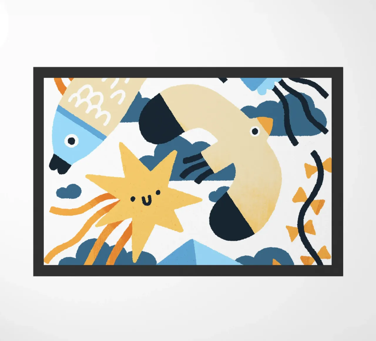 Kites doormat by sashakolesnik