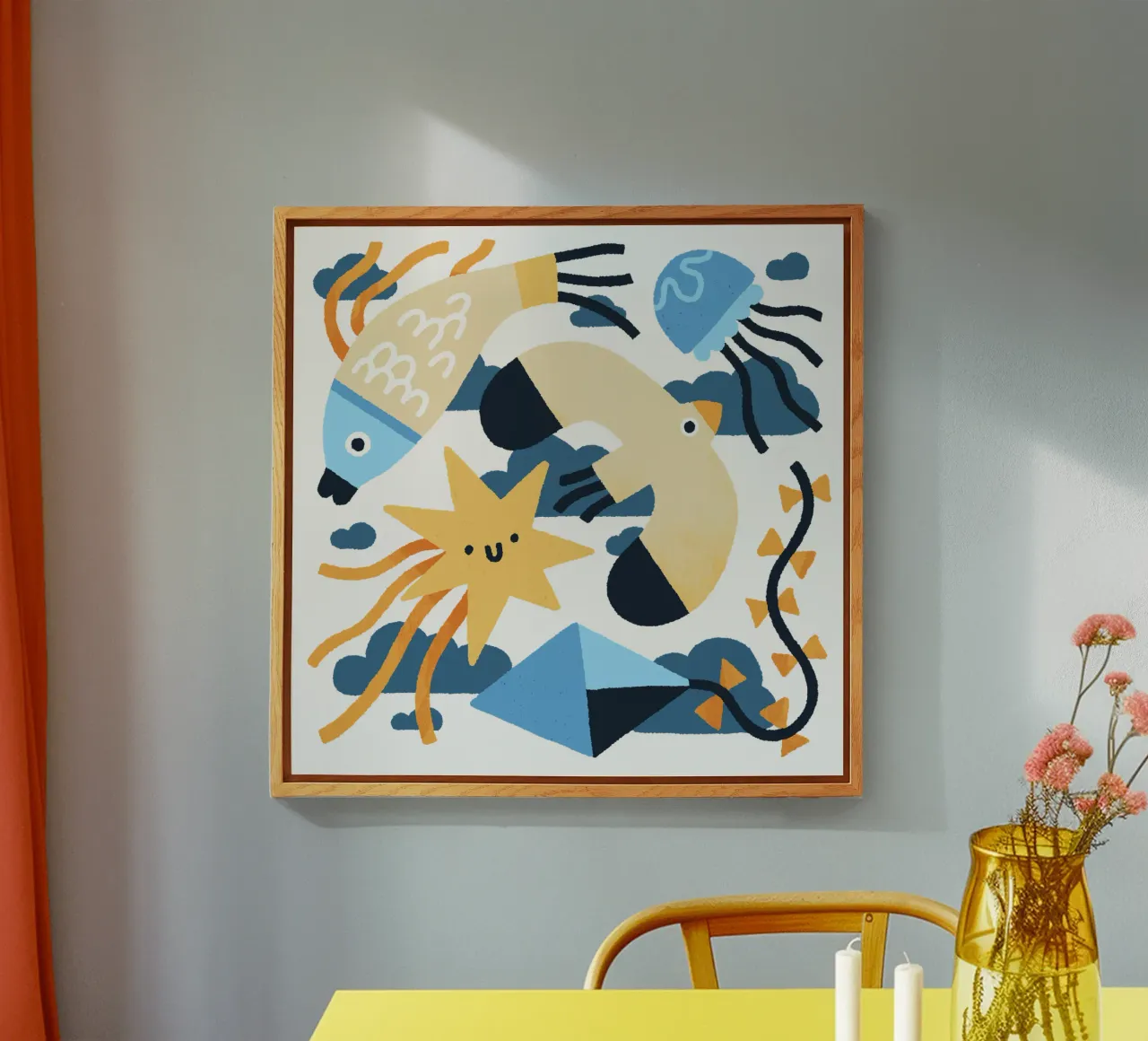 Kites acrylic glass by sashakolesnik