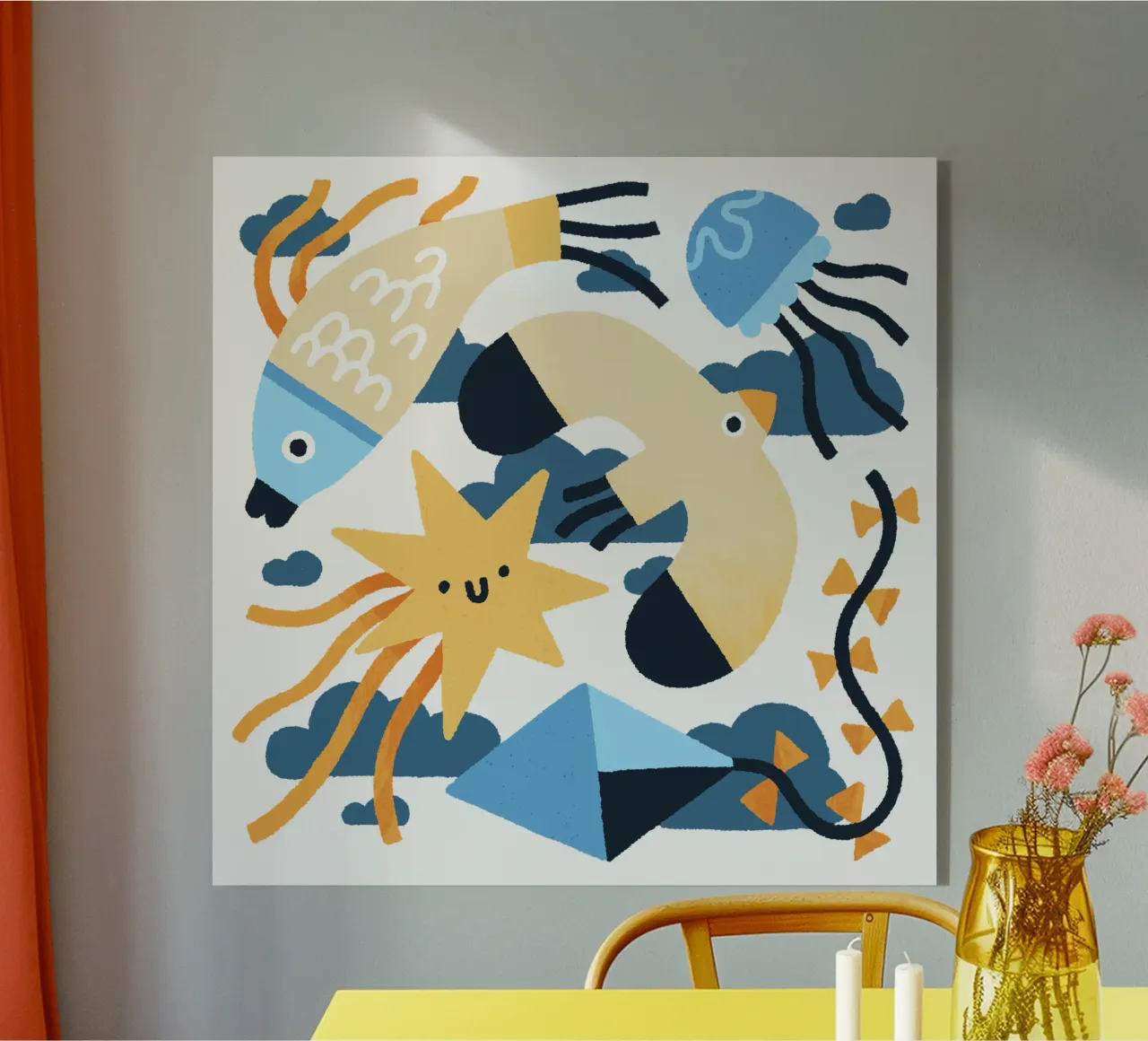 Kites acrylic glass by sashakolesnik