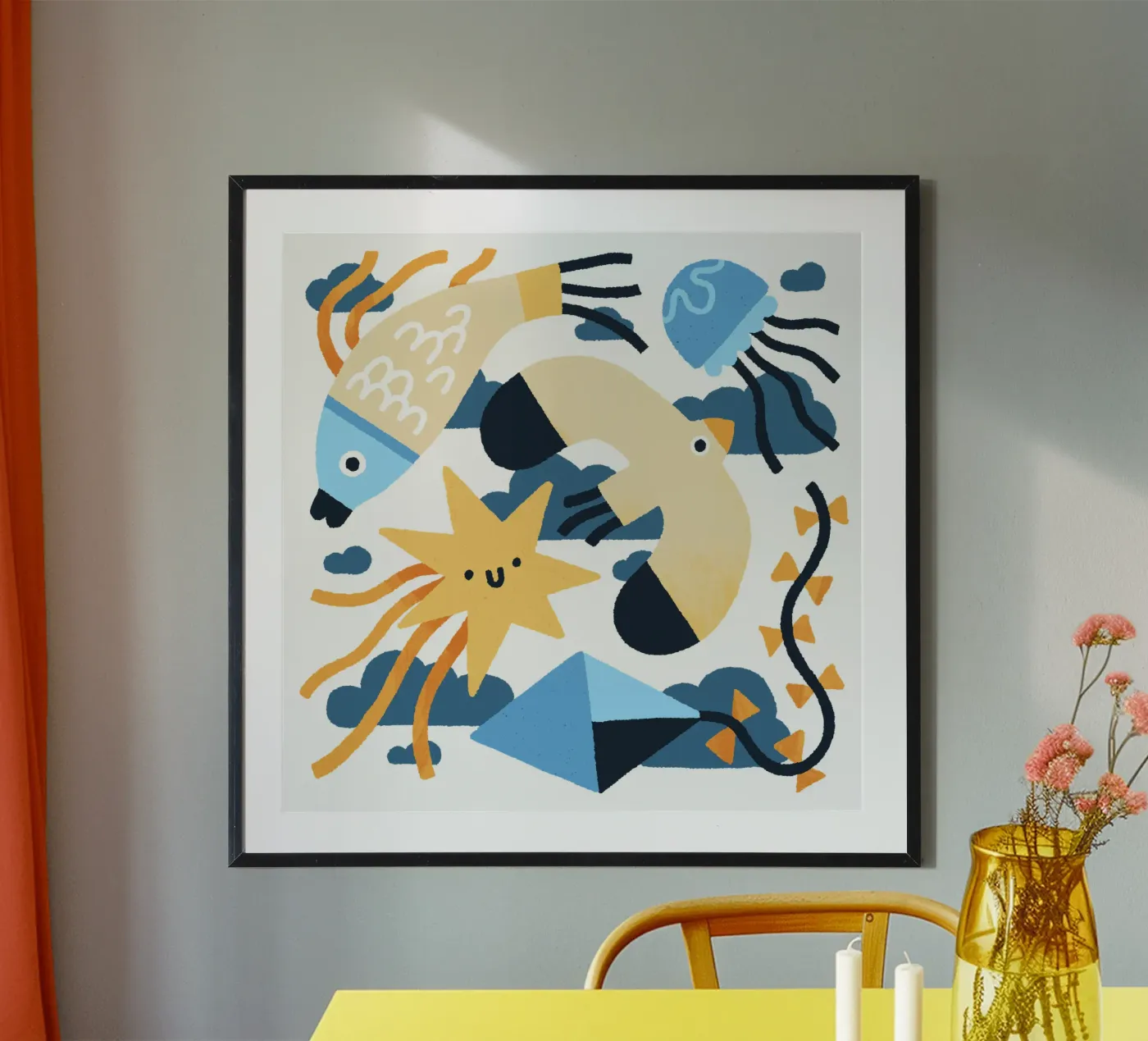 Kites poster da sashakolesnik