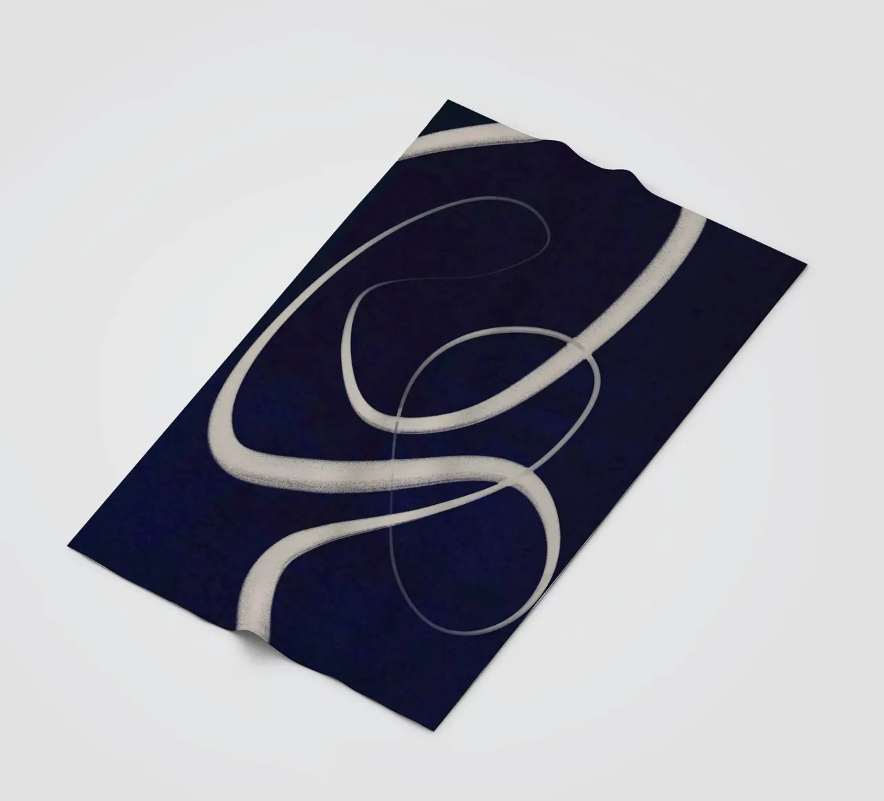White Wave No 9 coperta in pile da treechild